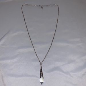 Large plastic crystal necklace